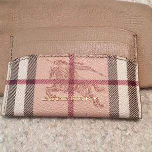 Authentic Burberry card case
